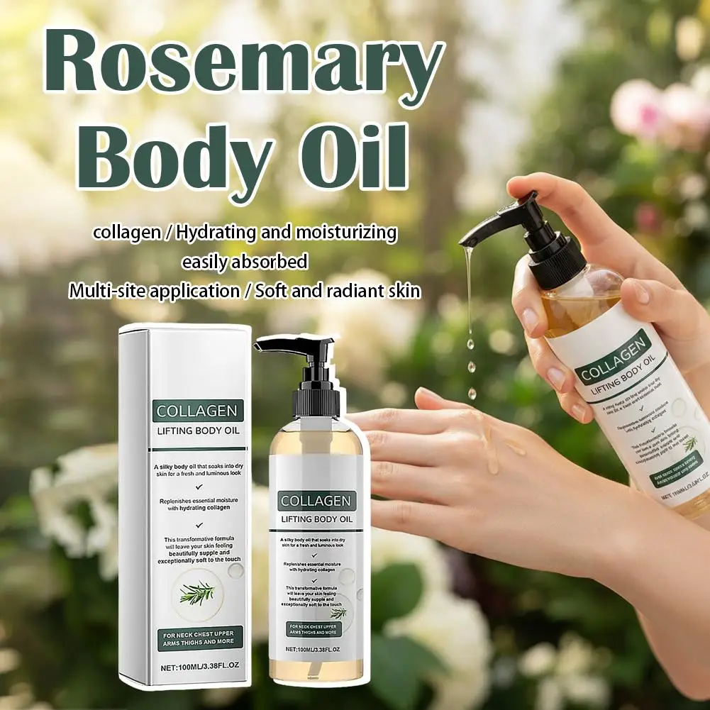 

NEW 100ml Collagen Lifting Body Oil,Firming Body Oil,Compact Body Oil,Massage Oil,Body Oil Women Collagen Skin Tightening