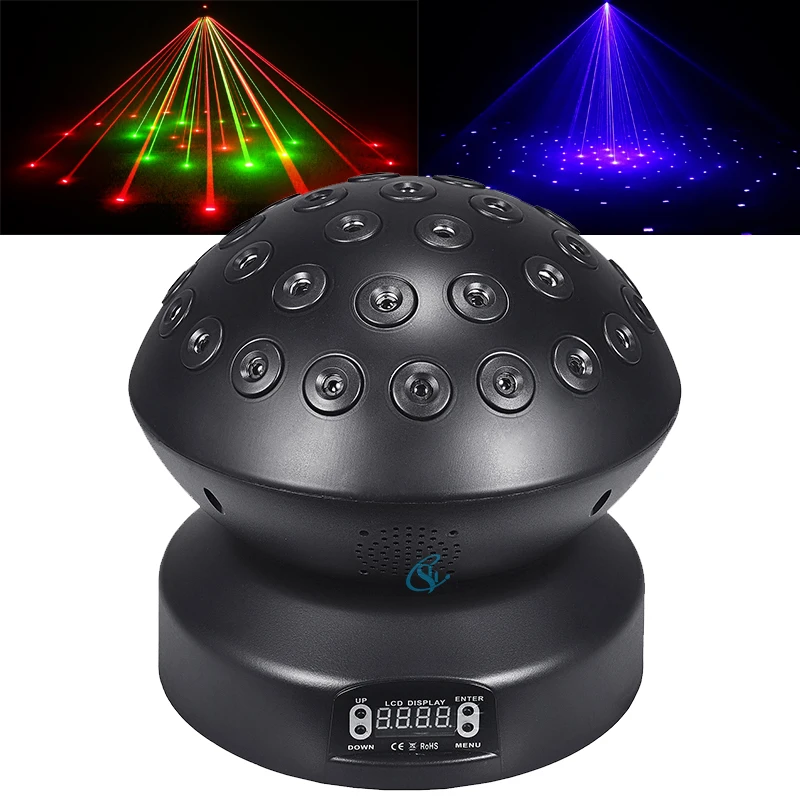 

Moving Heads Dj lighting LED 60W RGB Laser Stage Effect Lights Projector DMX512 For Party Wedding Nightclub