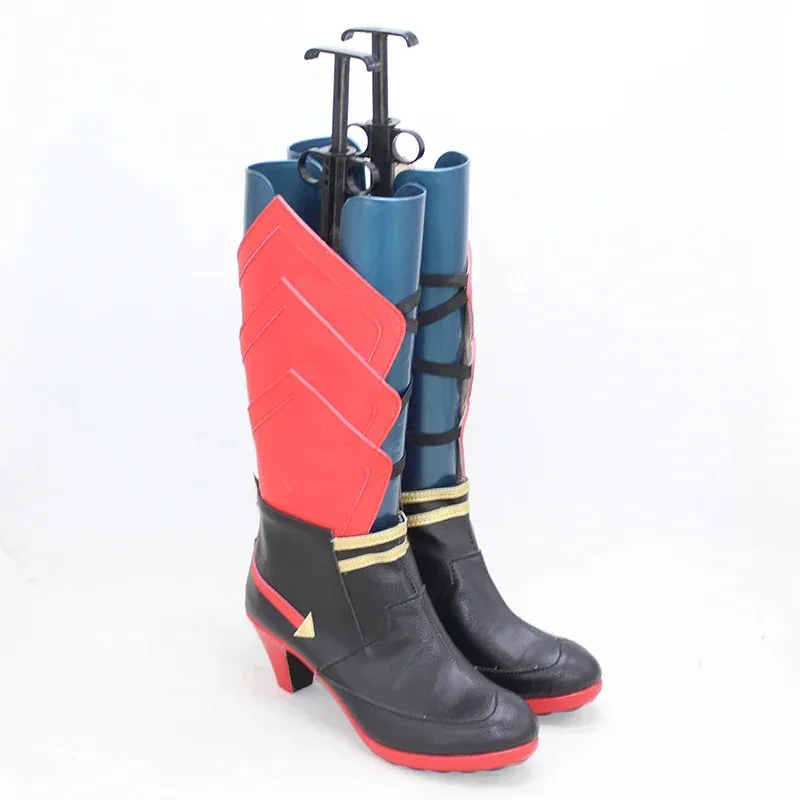 2025 11 لعبة هونكاي إمباكت 3 ياي ساكورا كوسبلاي PU أحذية من الجلد أحذية كرنفال الهالوين الدعامة مصنوعة حسب الطلب #5