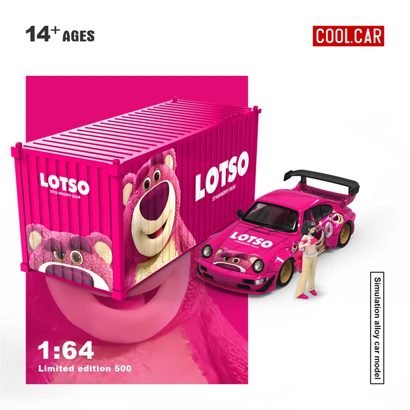 

[PreSale] Time Micro CoolCar 1:64 Apple White Black RWB 964 Diecast Model Car