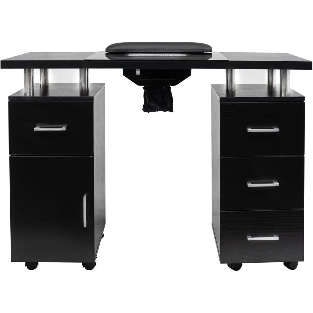 

Маникюрный стол Glow Black II, версия Light Edition, мебель и оборудование