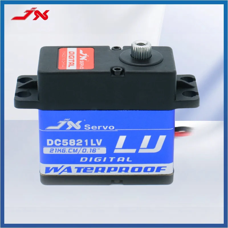 

JX DC5821LV Servo 21KG Waterproof Core Full Metal Gear 1/8 1/10 Scale RC Car Buggy Crawler TRAXXAS RC4WD TRX-4 SCX10 D90