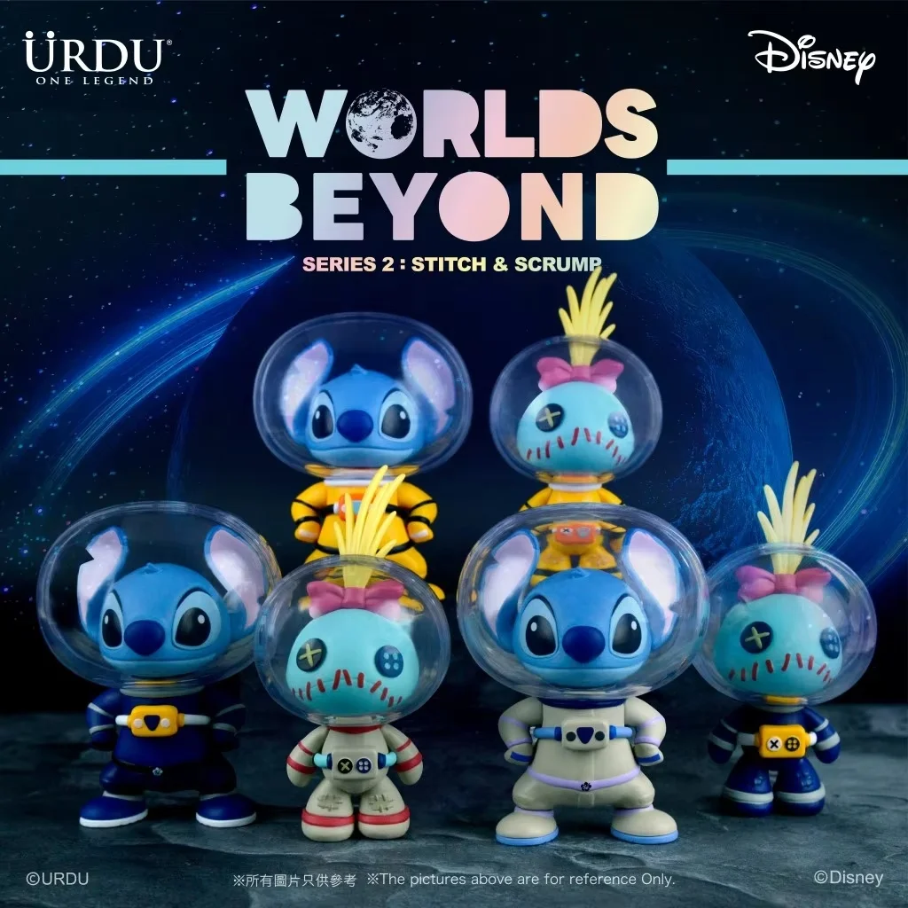 

Official Licensed Disney Beyond the World Series Mystery Box Astronaut Collectible Figures Cute Space Theme Decor Surprise Gift