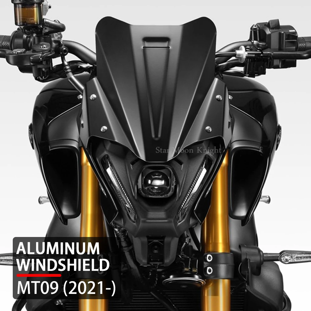 Motorcycle Accessories Windscreen Windshield Wind Shield Deflector Protector Cover For YAMAHA MT09 MT-09 MT 09 2021 2022 2023