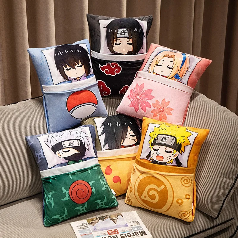 

Kakashi Naruto plush Doll Toy Q Version Cartoon Cute Naruto Anime Soft Pillow Can Be Lifted Sofa Bed by The Doll Peripheral gift