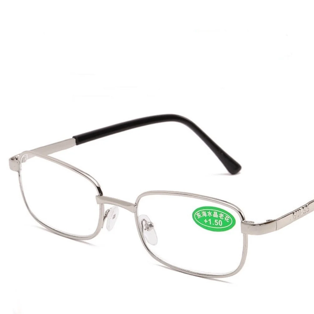 Hohe Qualität Echt Glas Objektiv Lesebrille Männer Frauen Platz Vollformat Presbyopie Brille Anti-Scratch Dioptrien Brillen – Detail 6