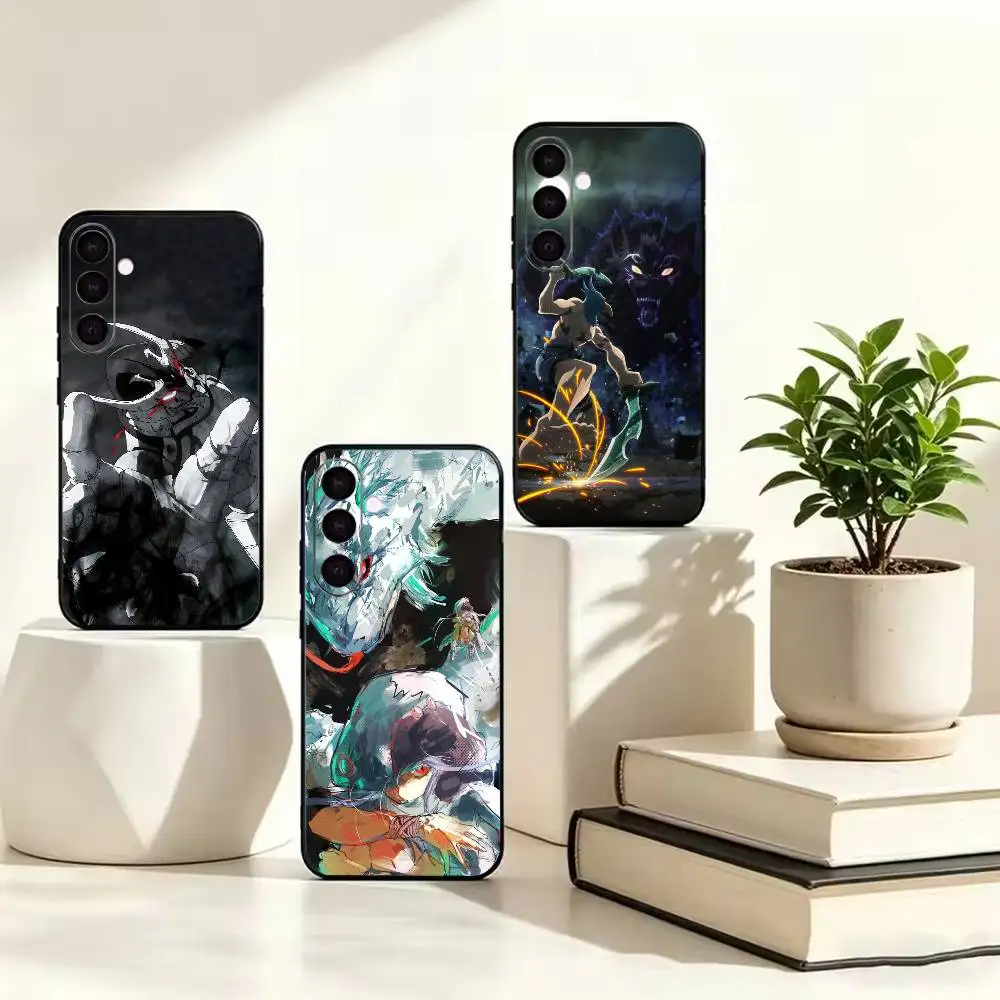 Anime S-Shangri-La Frontier Sunraku   Black Soft Silicone Phone Case for Samsung A73 A72 A53 A52 A32 A31 A22 A21 A20