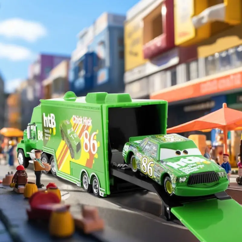 

Disney Pixar Cars 3 игрушки, автомобиль 1:55, молния Маккуин, мак, грузовик дяди, спасательная коллекция, модель автомобиля из сплава, детская игрушка в подарок