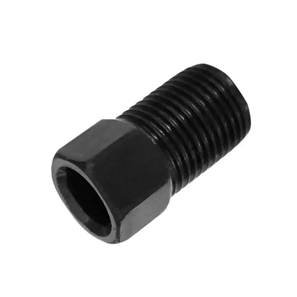 Śruba śrubowa węża hydraulicznego roweru 1 szt. Stal nierdzewna czarna do węża hydraulicznego M8 P0.75 do Shimano praktyczna