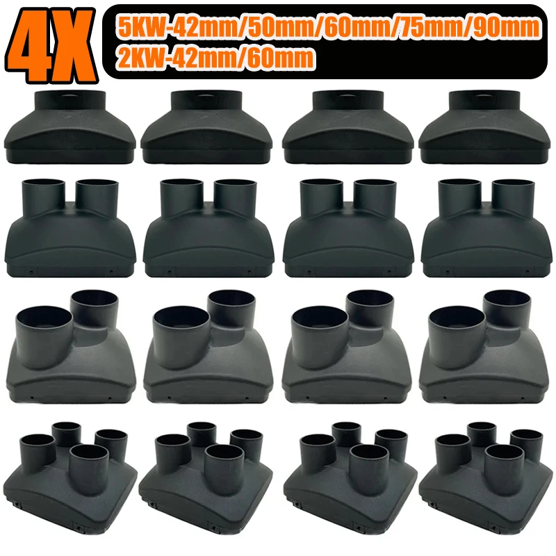 

4X 42/50/60/75/90 мм крышка вентиляционного отверстия для 2 кВт 5 кВт воздушного дизельного стояночного обогревателя для Webasto Eberspacher, автомобиля, грузовика, каравана