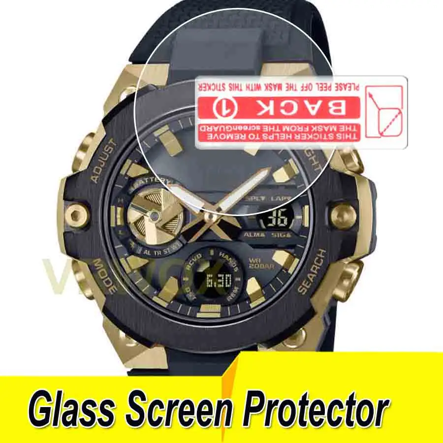 2PCS/3PCS Glass Screen Protector For GST-B400CX-1A GST-B400X-1A4 GST-B400CD-1A3PFT GST-B400-1A  Watch,2.5D Rounded Edges 9H