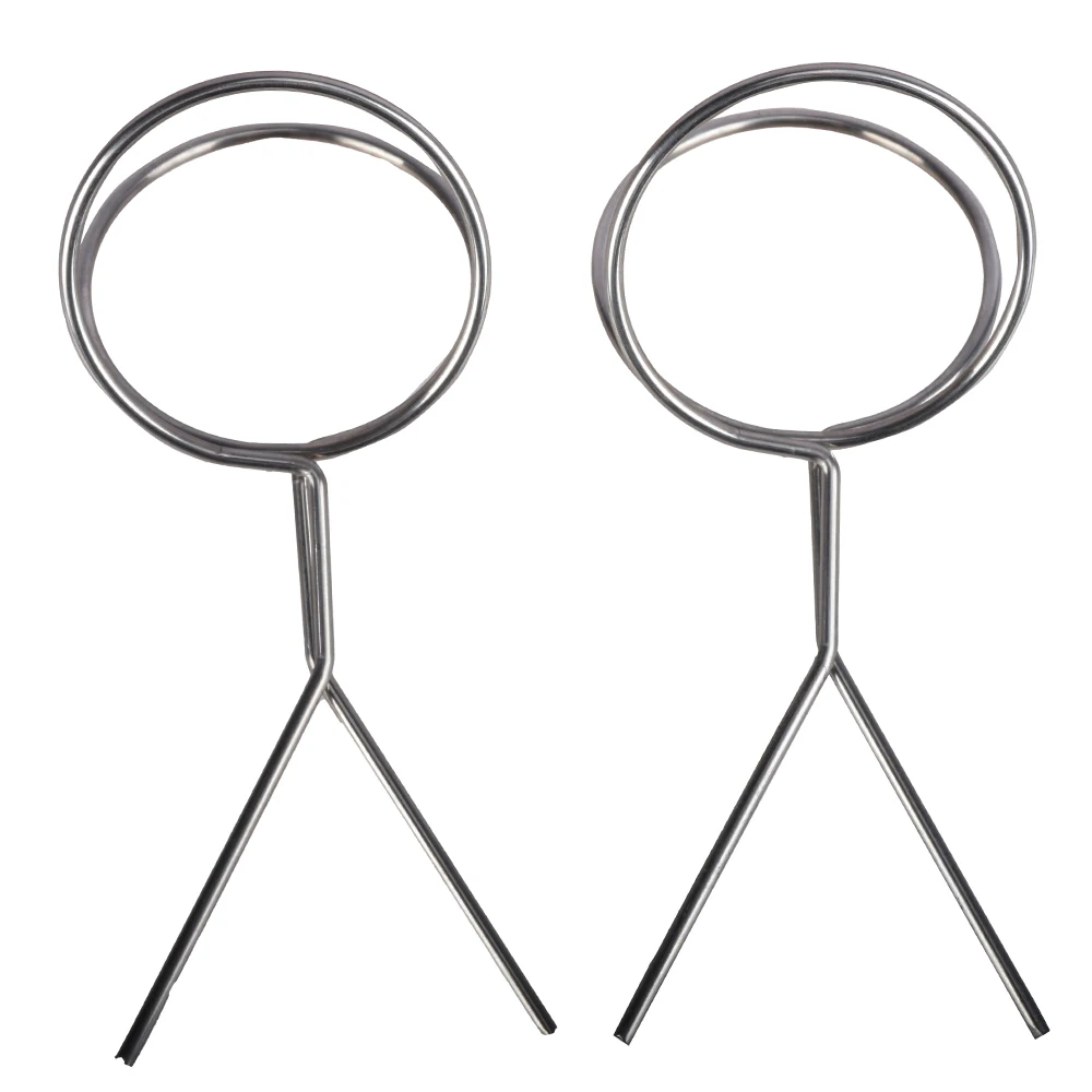 2pcs Golf Ball Retriever 60mm Ball Clip Grabber, Golf Ball Pickup Tool Picker for Practice, Training & Park Golf Accessories