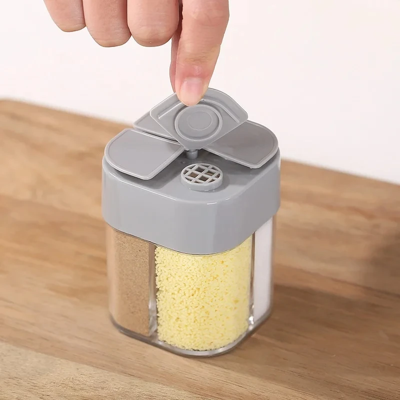 Seasoning Jar Plastic Spice Container Bottle Salt and Pepper Shaker Outdoor Camping BBQ Seasoning Container Kitchen Gadget Sets image 2