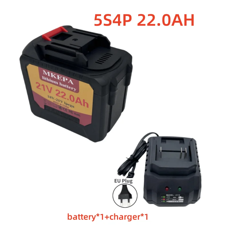 21V 11.0Ah/19.0Ah/22.0Ah Nová velkokapacitní náhradní baterie pro elektrické nářadí, vhodná pro elektrický šroubovák Makita - náhled 5