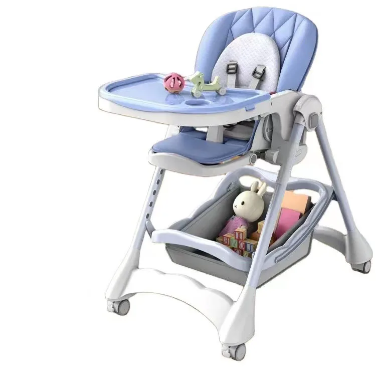 

multi-functional foldable convenient baby feeding chair dining table and chair baby dining high chair for 0-6 years old kids