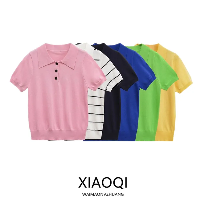 

Женский вязаный трикотаж ort Sve irt, универсальный, новинка осени 2021, модный трикотаж обычного кроя, топ