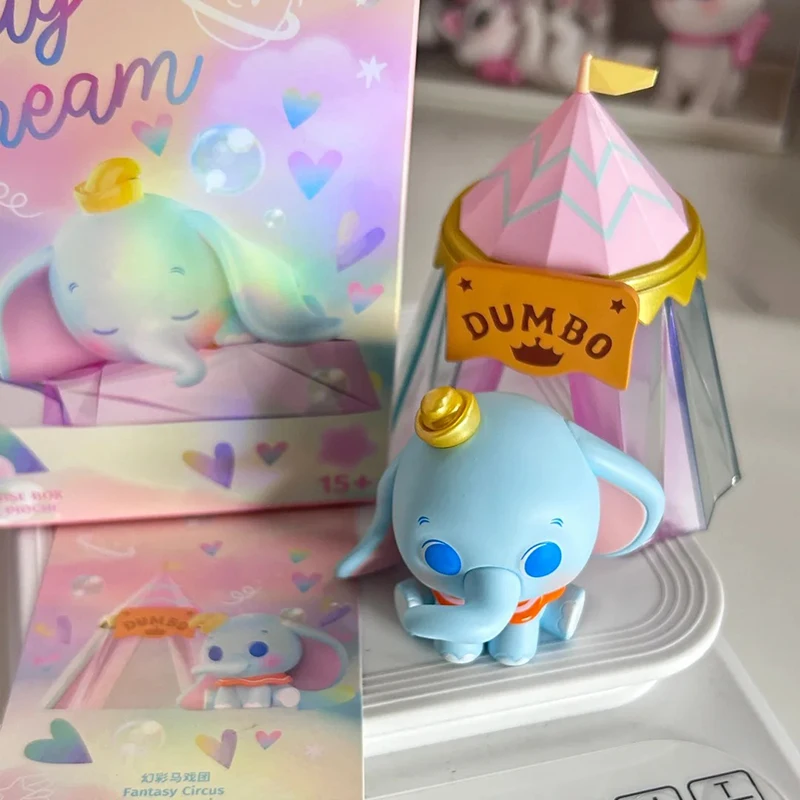 Disney kawaii Blind Box Dumbo White Day Illusion Series Trust And Friendship Desktop Car Decoration Ornament Girls Fun xmas Gift