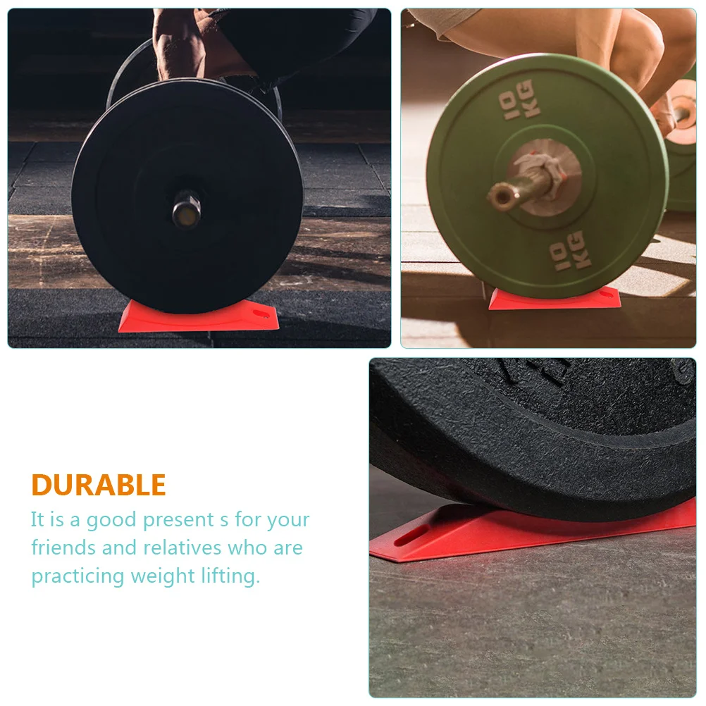 Barbell Pad Pad Silicone Wedge Plastic Stand Deadlift Fitness Deadlift Wedge For Weight Lifting Barbell Pad Deadlift Wedge