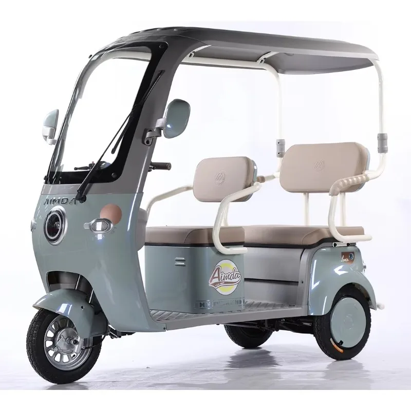 Popular Products Shed Fresh Color Electric Tricycle Adult Double Seat