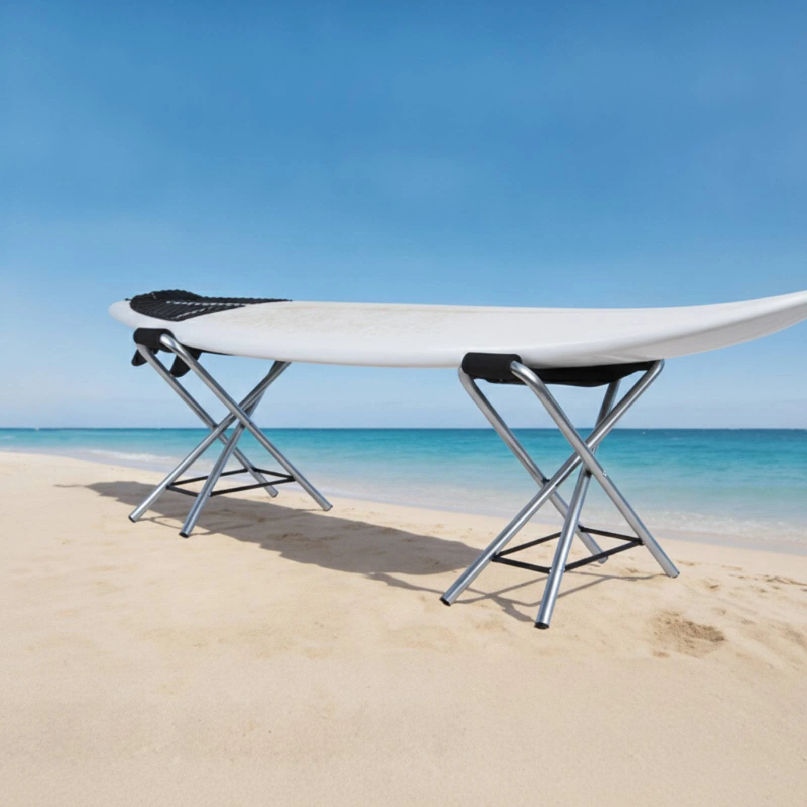 Folding Paddle Board Stands Foldable Folding Kayak Stand Freestanding Storage Rack Space-Saving for Kayakers, Garage, Dock