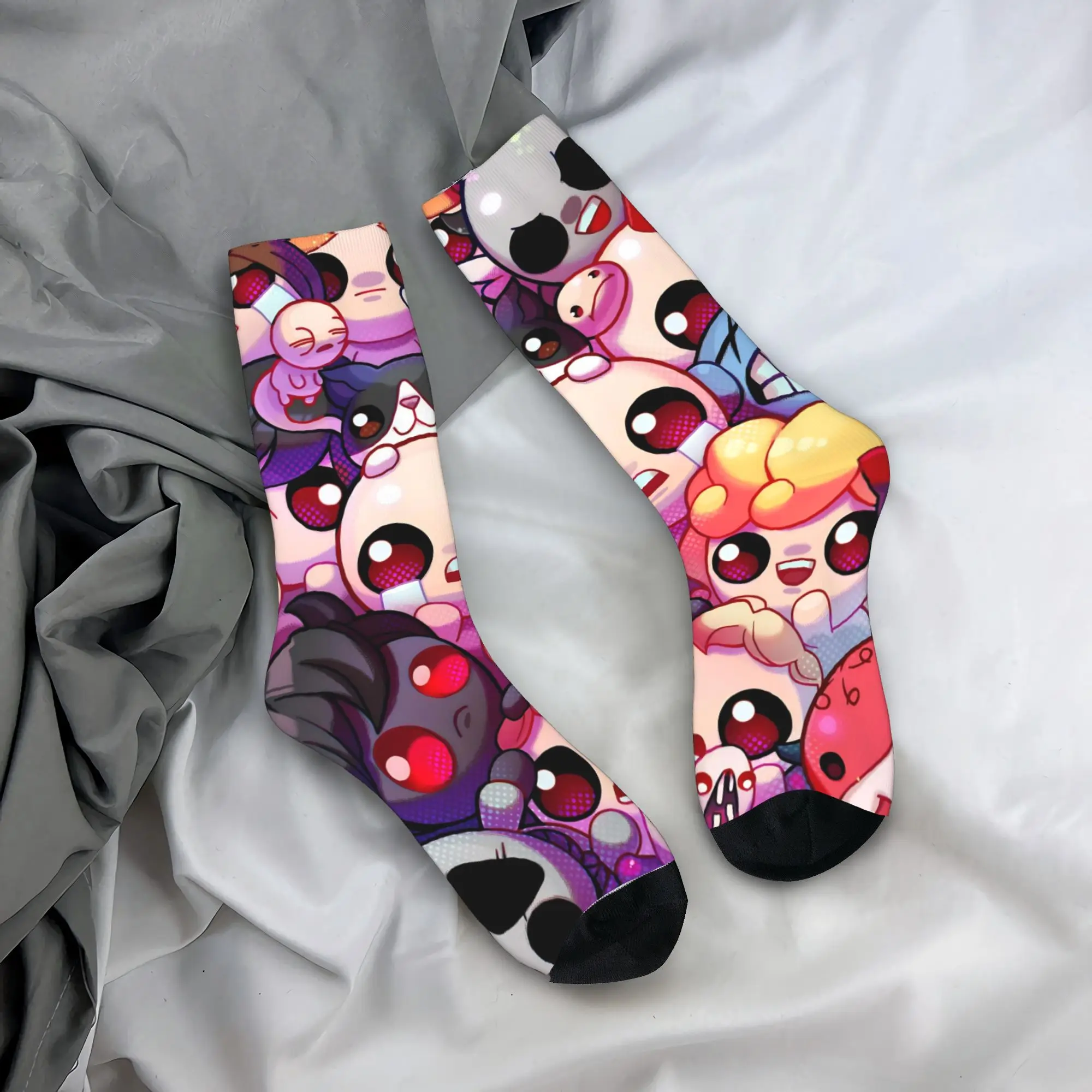 Adults Men Socks The Binding Of Isaac   Stockings Non-Slip Soft Socks Autumn Novelty Design Climbing Socks