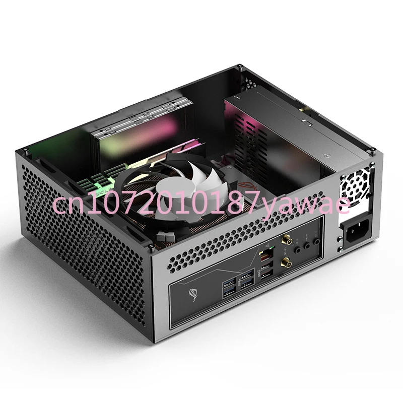 Lzmod 4-liter Mini A24-V3 Core Display 1u Power Supply Itx Chassis All Aluminum Alloy