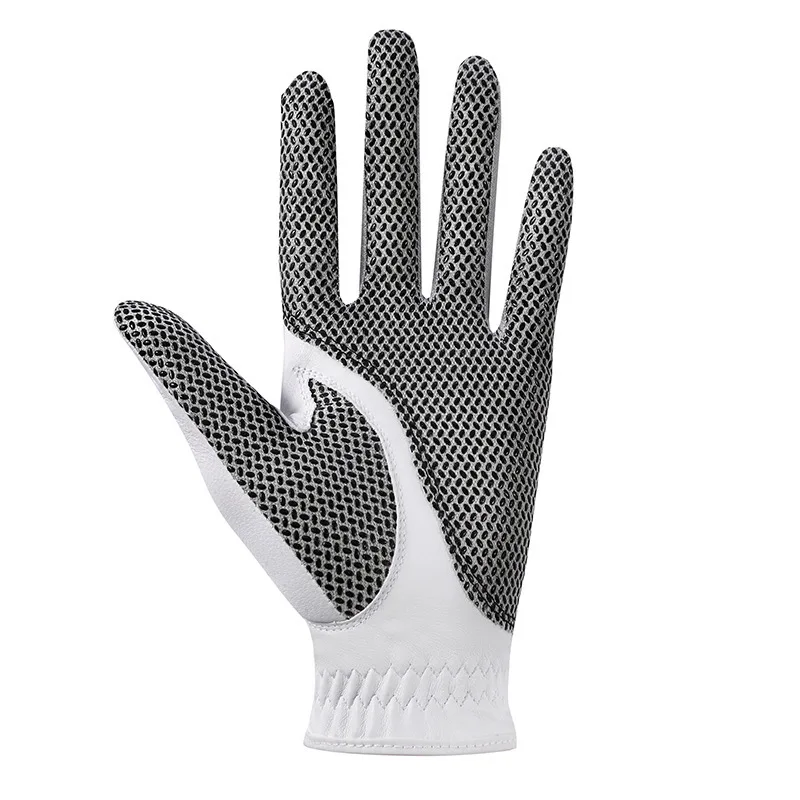 【Cross-Border】Golf Gloves Men's Sheepskin Wear-Resistant Gloves Sports Comfortable GolfBall Gloves Non-Slip