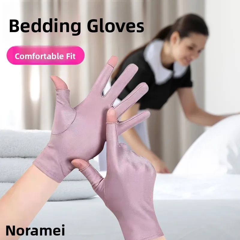 Waterproof Hotel Housekeeping Gloves for Bed Making And Room Cleaning Service Staff Hotel Staff Workwear Autumn Season