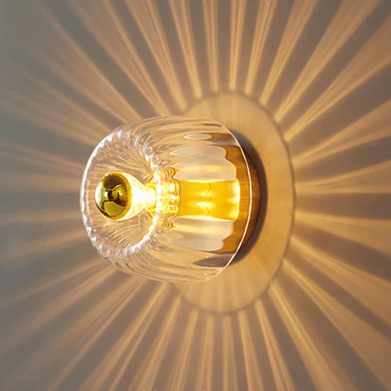 

Indoor Glass Wall Decor Sconce Restaurant Bar Decoration Lights Ceiling Lamp For Living Room Corridor Aisle LED Chandelier