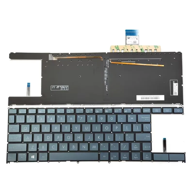 

New Laptop For Asus ZenBook UX481 UX481F UX481FL UX482 UX482EA UX4100E UX4000 Notebook US Keyboard Backlit 0KN1-A31US13 NSK-W10