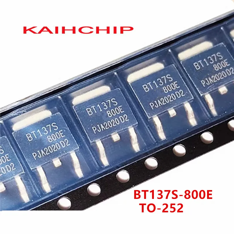 BT136S-600E BT136S-800E BT137S-600E BT137S-800E BT138S-600E BT138S-800E BT139S-600E BT139S-800E BT134S-600E TO252 트라이악, 10 개