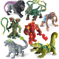 Oenux Phoenix Cerberus Tree Monster Model Snake Magma Puppet Bat Dragon Dinosaurs Action Figures Animals Toy Collection Kid Gift