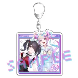 New Cute Needy Girl Overdose Ame Chan Raincandy OMG Kawaii Angel Acrylic Keychain Women Bag Chain Figure Toys Kids Gifts 8cm