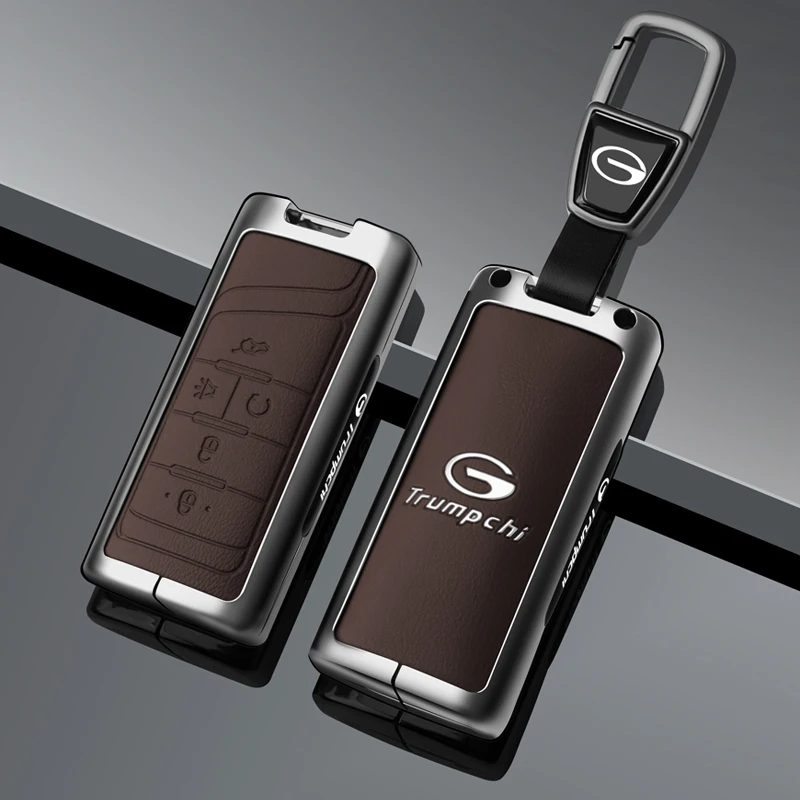 

Zinc Alloy Leather Car Key Fob Case Case GAC Trumpchi GS4 GM8 GS3 GS5 GA3 GA4 GA6 SGS7 Legend GS8 Key Fob Protective Cover