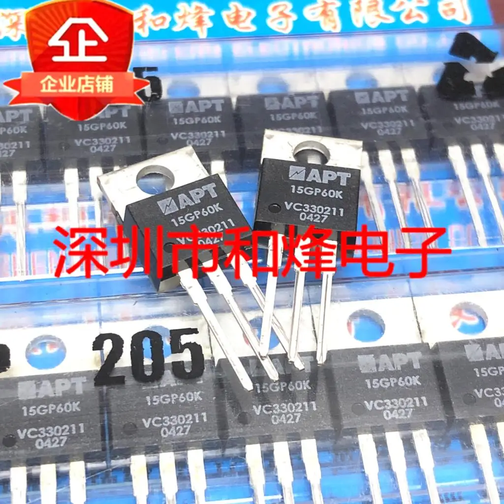 5PCS-10PCS APT15GP60K TO-220 600V IGBT ทรานซิสเตอร์สต็อกรับประกันคุณภาพ