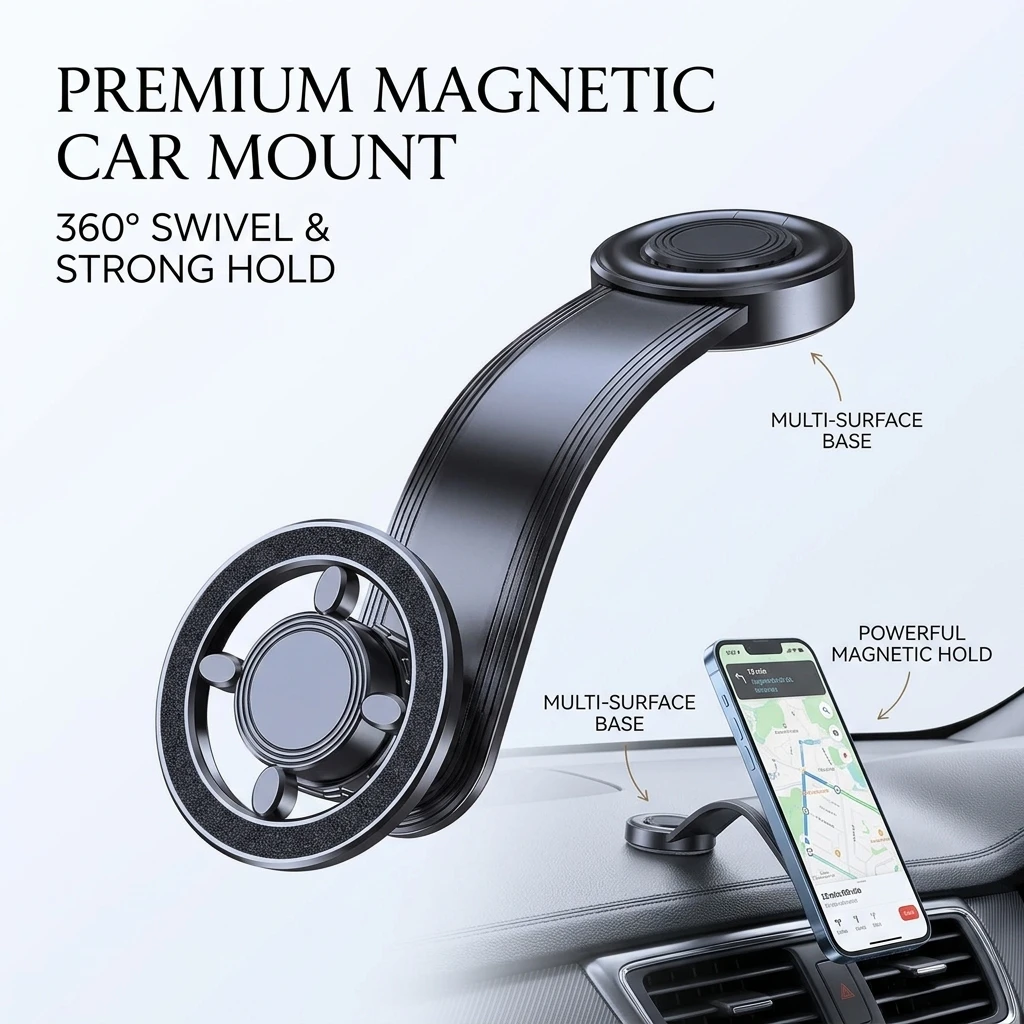 Magnetic Car Phone Holder Stand Car Air Outlet Navigation Bracket For Magsafe Support GPS Mobile Bracket Auto Interior Decor