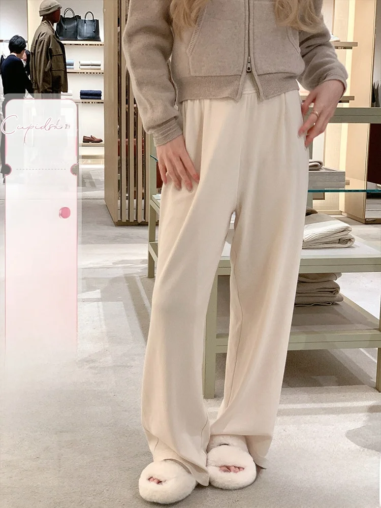 

CSK Cupid Women's Casual Pants Long Soft Stiy Rice Loose Draped Slimming Five Colors Floor-Length Dra Sensation