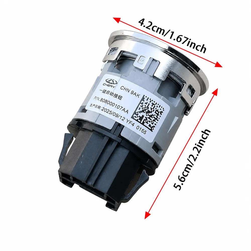NEUER 808000107AA Motorstart-Knopf für Chery Tiggo 4 Pro 5x 7 Pro Max 8 Pro Max Exeed LX Omoda S5 Jetour Auto-Zubehör – Detail 7
