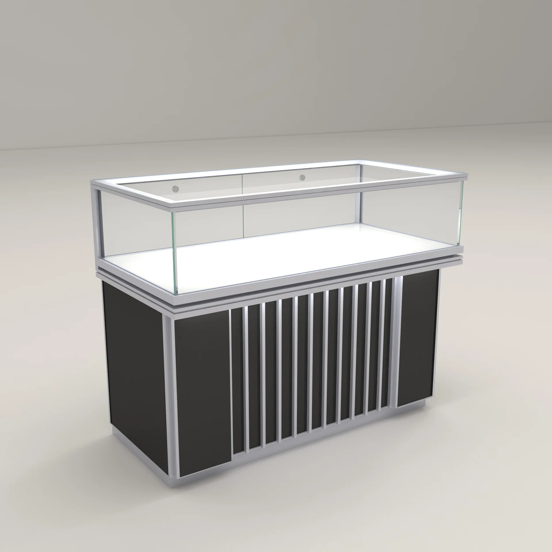 Glass jewelry display cabinet shopping mall gold store watch store jewelry table mobile phone cosmetics silver jewelry simple