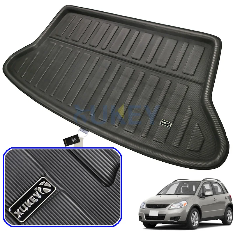 Tylna mata bagażnika do SUZUKI SX4 Hatchback SEDICI Boot Liner 2006-2013 Taca podłogowa Carpet Protector 2007 2008-2011 2012