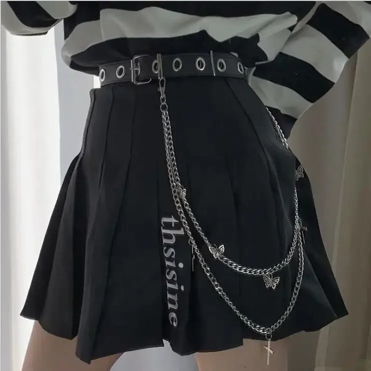 

Retro Trend Double Butterfly Cross Wild Pants Chain Waist Chain Belt Belts for Women