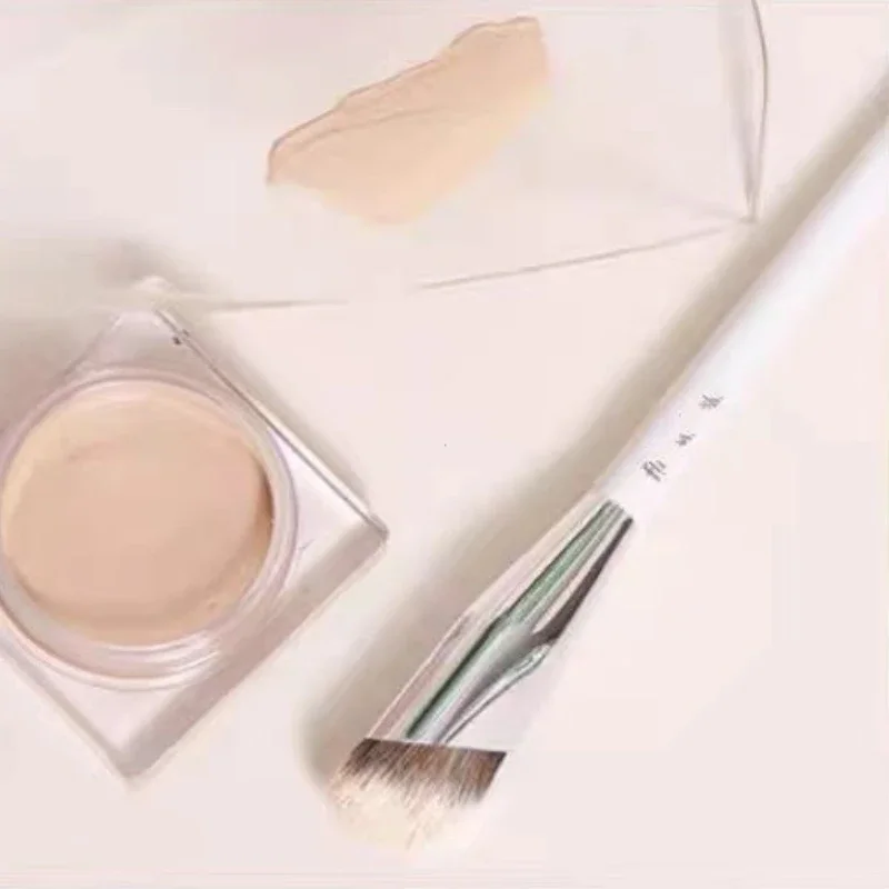 Brocha correctora debajo de los ojos para maquillaje, Corrector de crema, brocha para mezclar, maquillaje líquido, contorno de nariz, brocha para base, brocha de maquillaje
