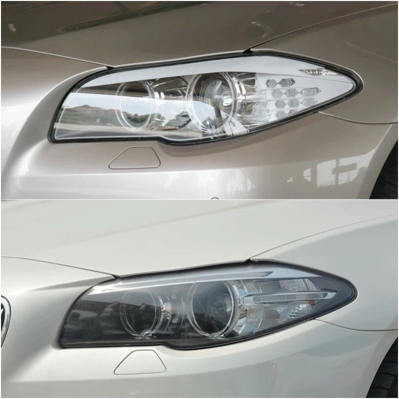 NEW For BMW 5-Series F10 F18 528i 530i 535i 2010-2017 Car Front Headlamps Cover Shell Waterproof Clear Headlight Lens