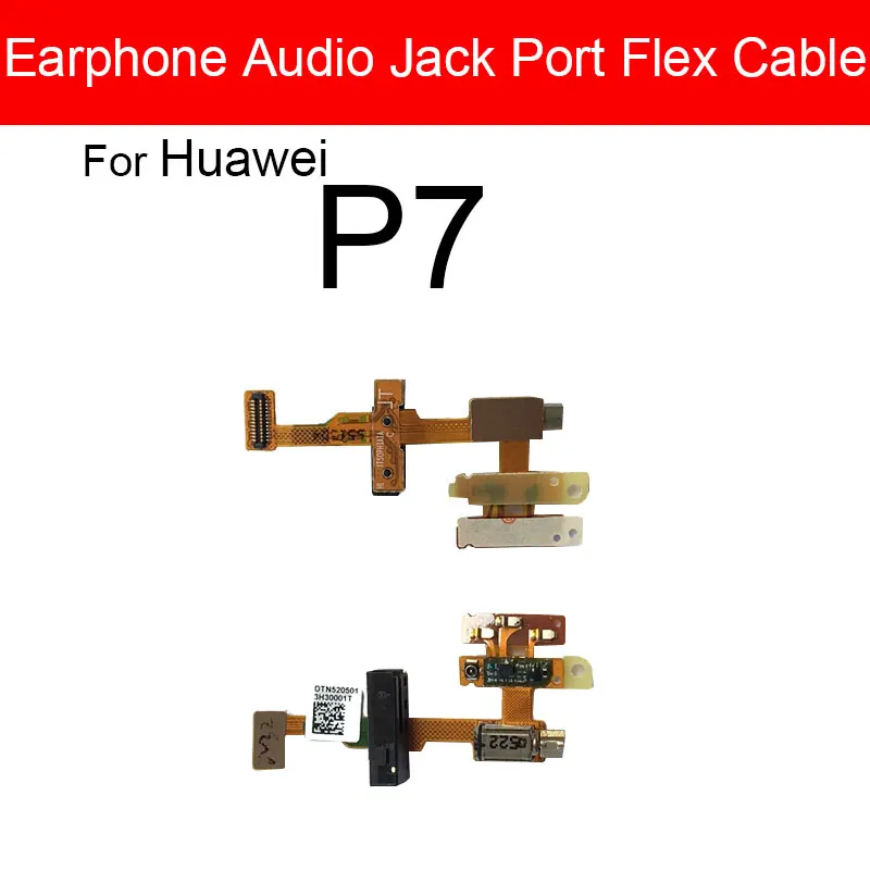 Ear Jack Earphone Audio Port Connector Flex Cable For Huawei P9 P10 Plus P30 P20 P9 Lite Mini P8 Max P7 P6 Replacement Parts