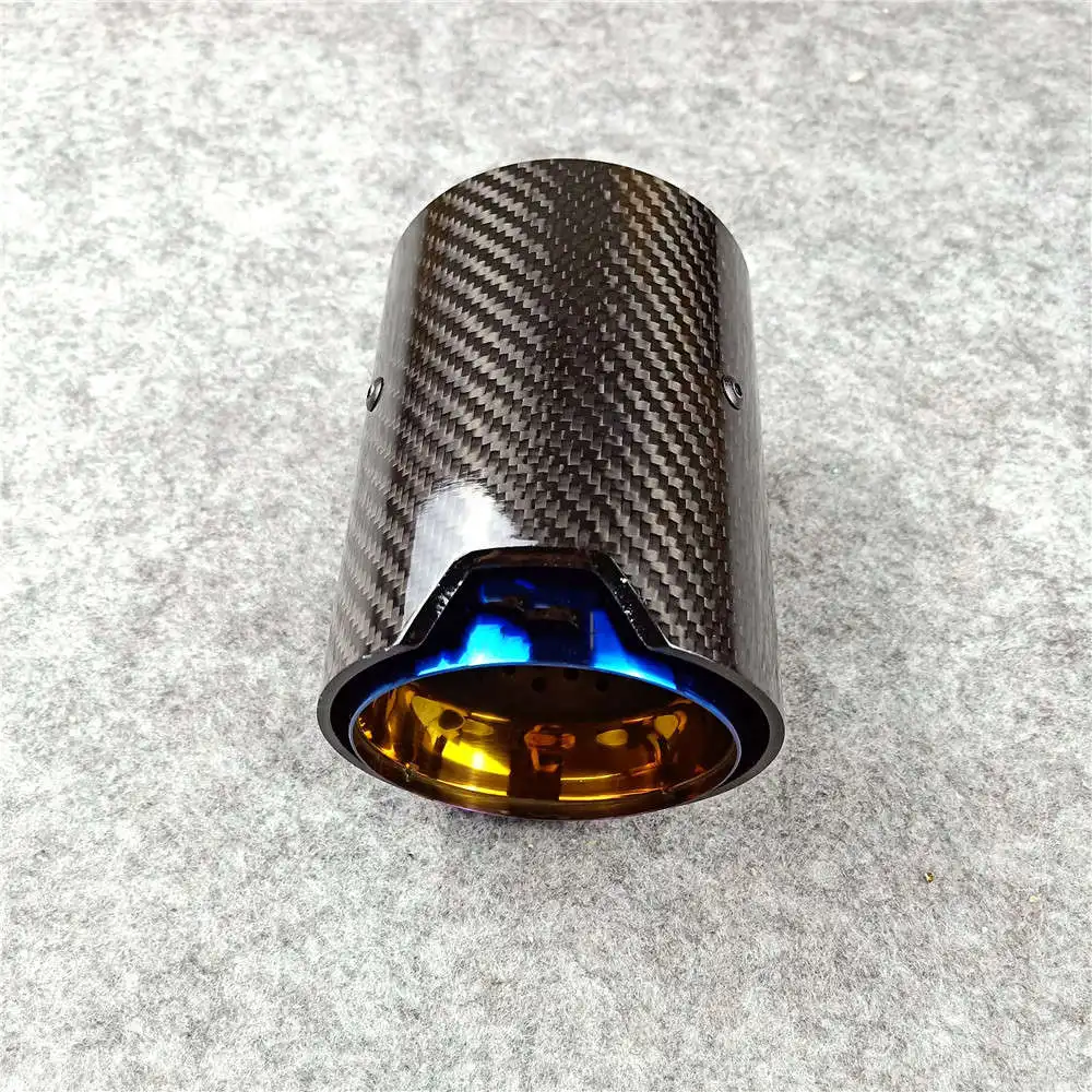 

1 Pc Blue Exhaust Pipe Muffler Tip For BMW M135i M235i M335i M435i M2 M3 M4 M5 F80 F82 F83 F87 Carbon Fiber Stainless Tailpip