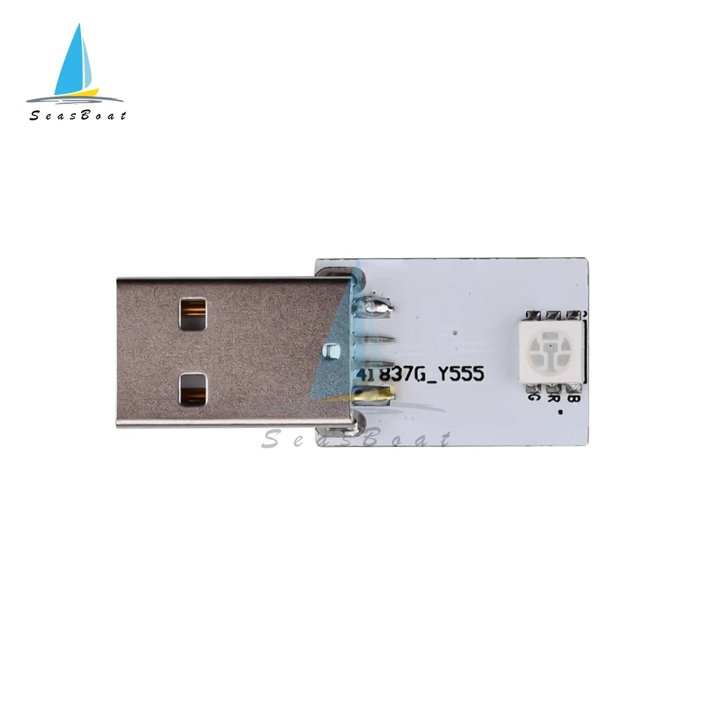 5V 1A LED Intelligent Voice Control modulo luce notturna interfaccia portatile USB 6 colori funzione On/Off regolazione della luminosità