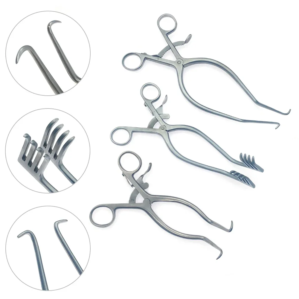 QSWTITAN Stainless Steel Postcranial Retractor Self-Retaining Retractor Orthopedics Surgical Instruments