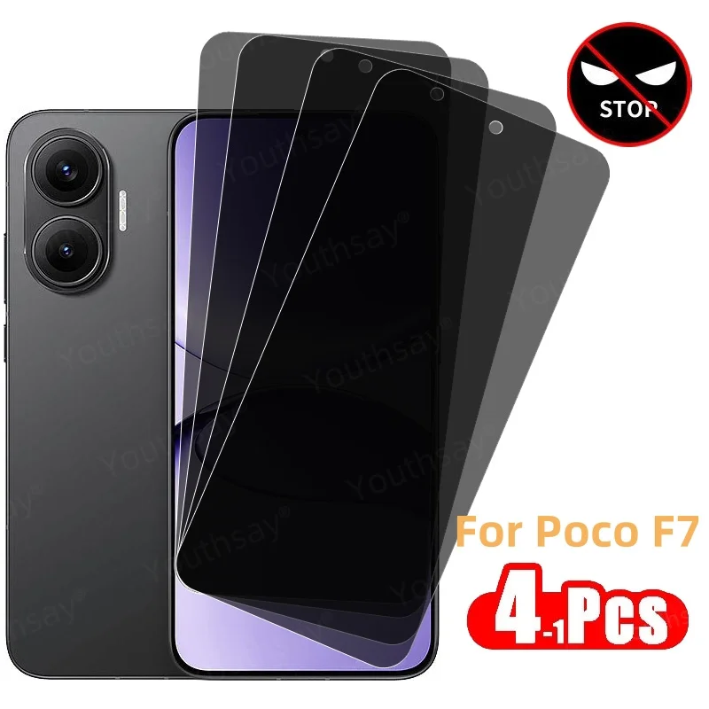 

Защитная пленка для экрана Poco F7 из закаленного стекла, антишпион для Xiaomi Poco F7, защитная пленка для телефона, антиподглядывающая пленка Poco F7