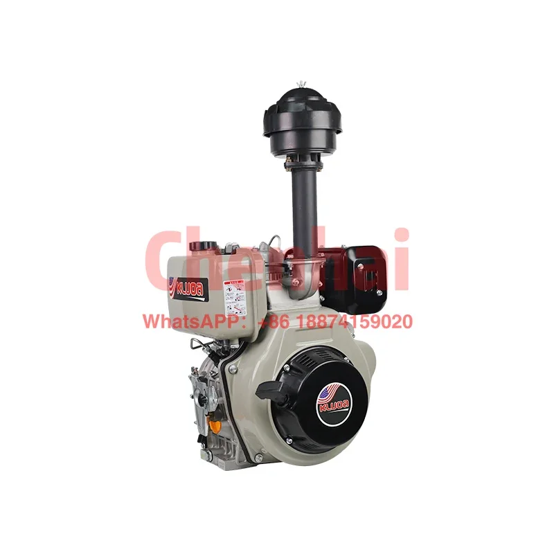 Chinese factory direct sales 9.5kw 15hp 500cc mechanical diesel engine kluoa 195F engine assembly low price