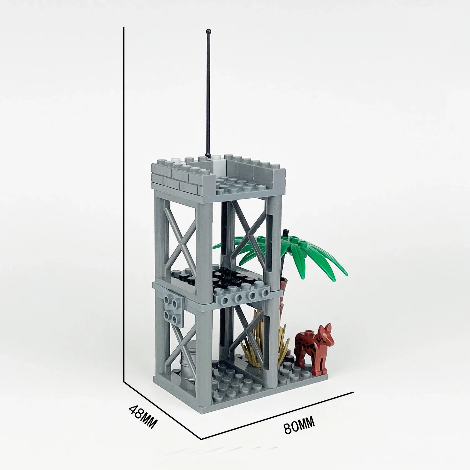 Blocos de Construção do Centro de Comando Militar para Crianças, Brinquedos Modelo Montados, Pequenas Partículas Acessórios